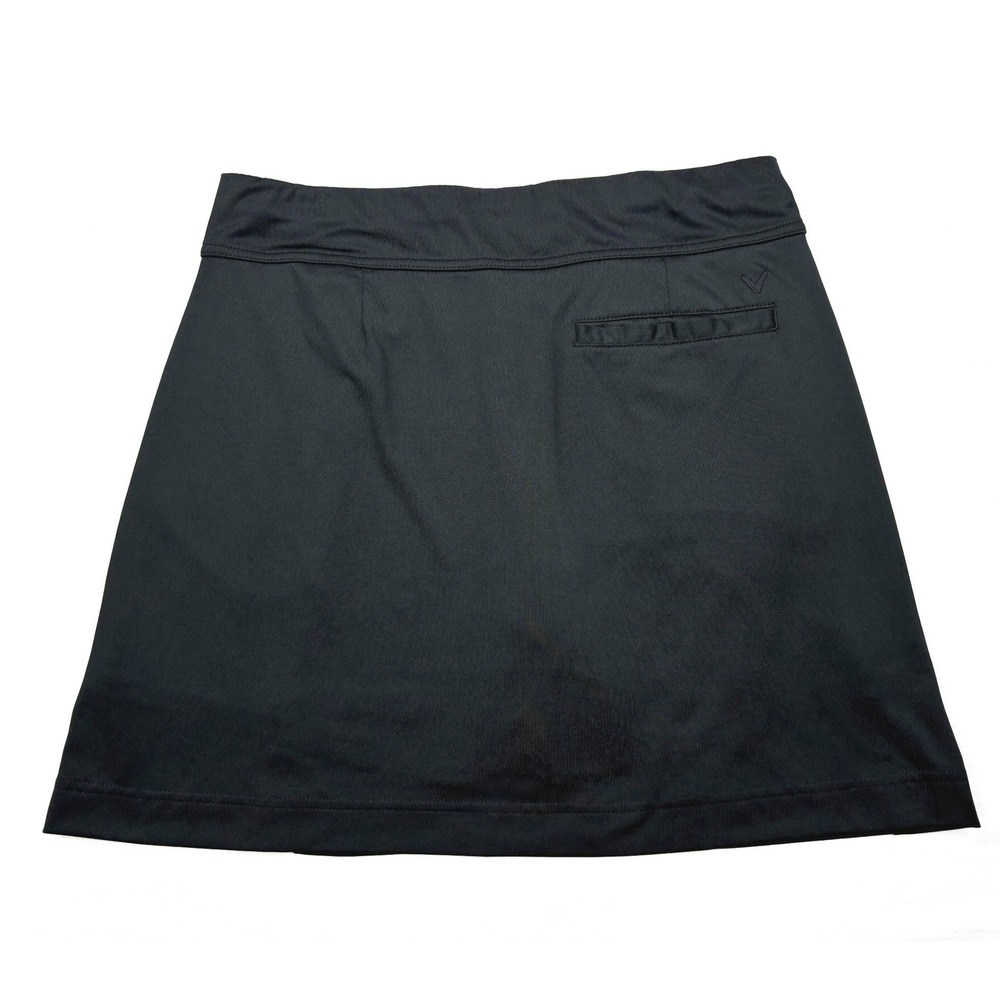 Callaway Opti-Dri Golf Skort Womens Medium Black Active Tennis Skirt Shorts M